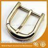 Pin Clip Custom Shiny Gold Plated Belt Buckle For 4cm Men's Leather Belt