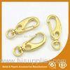 Gold / Silver Plated Zinc Alloy Snap Hooks Handbag Hardware Accessory