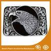 Metal / Brass Black Western Eagle Belt Buckles For Men 35mm