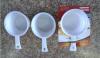 Microwave heated milk spoon Microwave heated spoon for containing milk 2pcs per set
