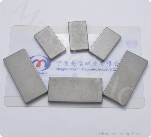 strong Neodymium block magnets passivate coating