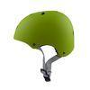 Unisex Green Ice Skating Helmet ABS Shell With Visor Offset Printing