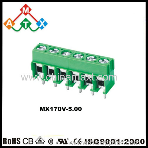 300V 10A 5.0mm right angle PCB screw terminal block connectors