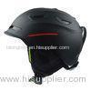 ABS PC Shell Men Skiing Helmets / Black Ski Snow Helmet 58CM - 61CM