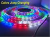 Colors Jump Changing 3528 LED Strip Duilt-in Controller and DC12V Connector IP65 Waterproof 5 Colors:White+Pink+Red+Blue