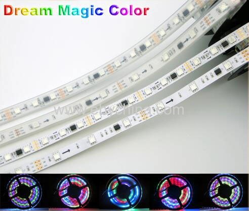 DC12V WS2811 IC Dream Magic Color RGB 5050 LED Strip 30LED/m 60LED/m IP20 IP67