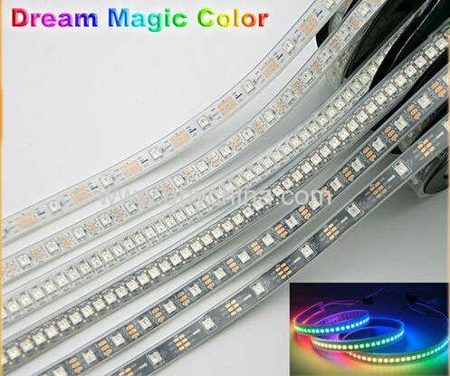 DC5V WS2812B IC Dream Magic Color RGB LED Strip 5050 Programmable control full color LED Strip