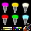 AC85-265V Mi Light E27/E26 Buletooth 4.0 Smart LED Light Bulb 8W RGB W/CW/WW Dimmable Lamp Speaker APP Control apple/and