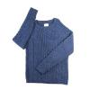 superior high quality jacquard cable pullover twist stitch argyle donegal wool knitwear