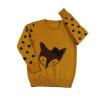 2015 fall fine quality jacquard fox knitwear dotted wool pullover sweater