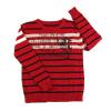 boy's sophisticated striped pullover crewneck printing knitwear