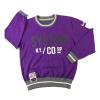 boy's sophisticated round-neck applique printing pullover sweater