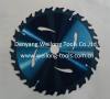 7-1/4&quot; 184mm 24T Rip Cut Saw Blade With Transparent Blue Coating