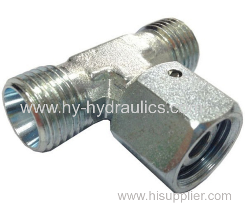 OEM DIN Hydraulic Tee