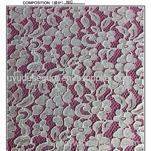 Cotton And Nylon Lace Fabric (R2124)