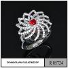 R5724 Flower Shape Diamond New Model Ring