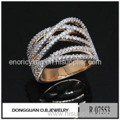 R7553 The Newest Zircon 925 Silver Fashion Jewelry