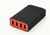 Smart IC Samsung 4 Port USb Wall Charger High Output Over Load / Over Current Protection