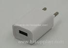 Fire Proof ABS Custom White Universal Travel Charger For Iphone / Apple Ipad