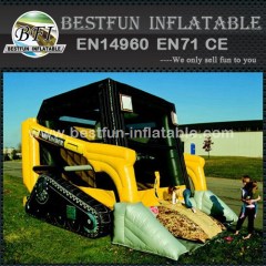 New design bulldozer theme inflatable castle