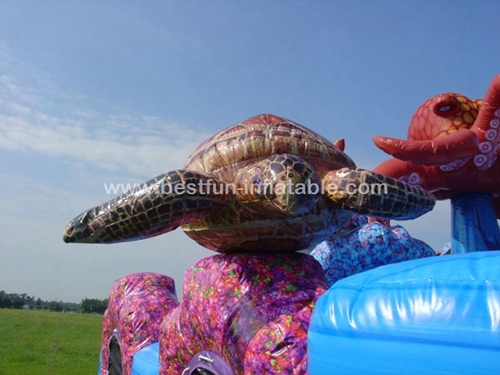 Inflatable bouncer amusement park for Ocean World
