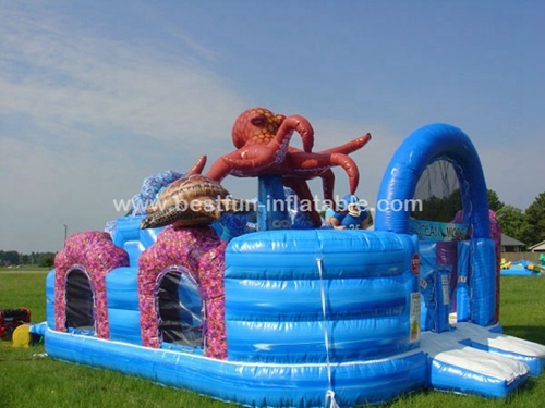 Inflatable bouncer amusement park for Ocean World