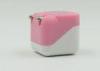 5 Volt 1Amp Portable Iphone Travel Charger Pink Colored With Fodable EU Plug