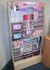 Wooden Lipstick Cosmetic Display Stand Retail Makeup Display Flooring