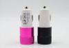 Colorful Dual USB Vehicle Charger Customized DC 12V - 24V Low Working Temperature