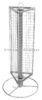 Retail Store Rotating Countertop Display Racks Metal Store Fixtures