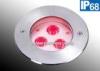 Swimming Pool Underwater LED Lights 3 W Stainless Steel Anti Corrosion