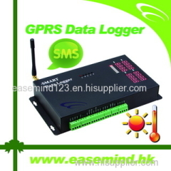 Multipoint Temperature Data Logger with analog pulse digital channels