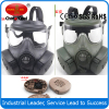 .NEW Double Gas Mask protection filter Chemical Gas Respirator Face Mask Black/green/Tan