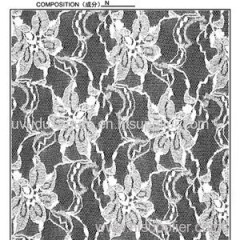 150CM Floral Design Lace Fabric (R570)
