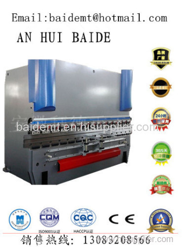 European Standard CNC Plate 100tons 2500mm Bending Machine with Da56 6+1axis Mini Hydraulic Press Brake