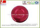 Customised Precision CNC Metal Machining Aluminum cap with red anodization