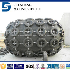 Pneumatic rubber fender with high absorption