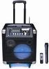 40 Watt Led Light Rechargeable Trolley Speaker Outdoor Portable PA System