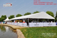 Tent for catering with PVC roof cover