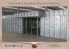 GOWE metal formwork system / retaining wall formwork 300 times recycle