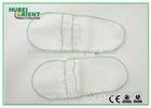 Comfortable White Disposable Hotel Slippers with Lace Part Top