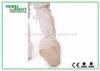 Hospital Microporous Disposable Foot Gloves With Anti Slip PVC Sole