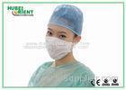 Medical White Paper Non Woven Disposable Face Mask 1 Ply 7 X 20cm