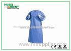 PP SMS Medical Gowns Disposable with Knitted Cuff Ultrasonic