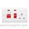 Industrial / Home Electrical Switches and Sockets 10A 250V 118 * 74 mm Size