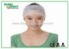 Comfortable Elastic Female Disposable Headbands White Nonwoven