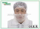 Non Woven Disposable Head Cap Beard Cover Eco Friendly Non Toxic