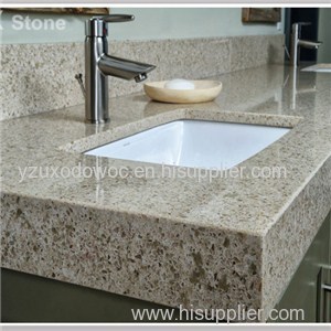 Composite Stone Quartz Bathroom Vanities
