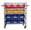 racking system wire shelf trolley system