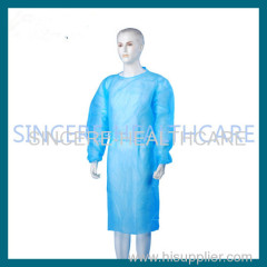 Nonwoven disposable hospital surgical gown